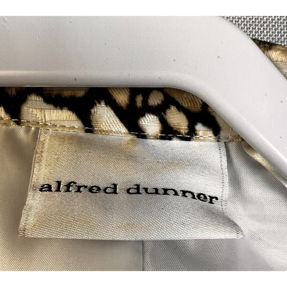 Alfred Dunner Jacket Women's 16 Black Red Art To Wear Lined Office Work - Picture 2 of 10